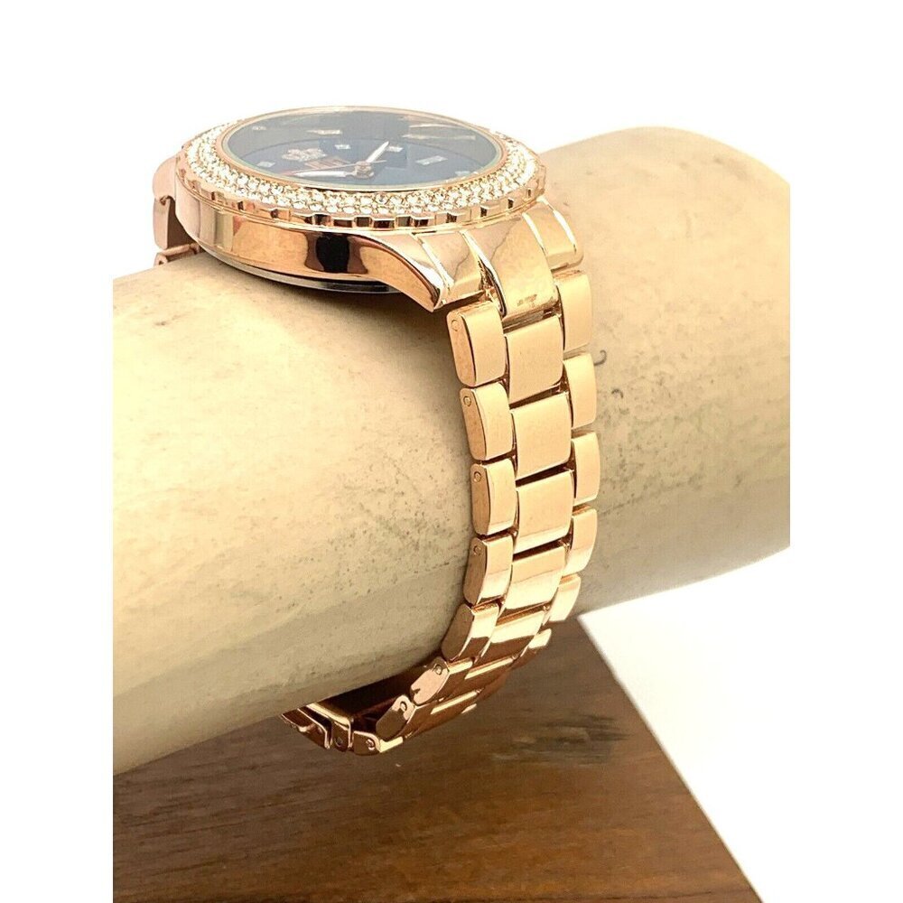 Juicy By Juicy Couture Women's Watch JC/5000 Quartz Blue Dial Rose Gold Steel - Picture 11 of 13
